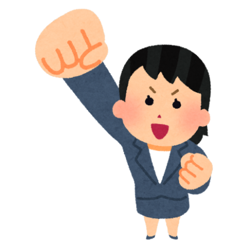 Person celebrating success